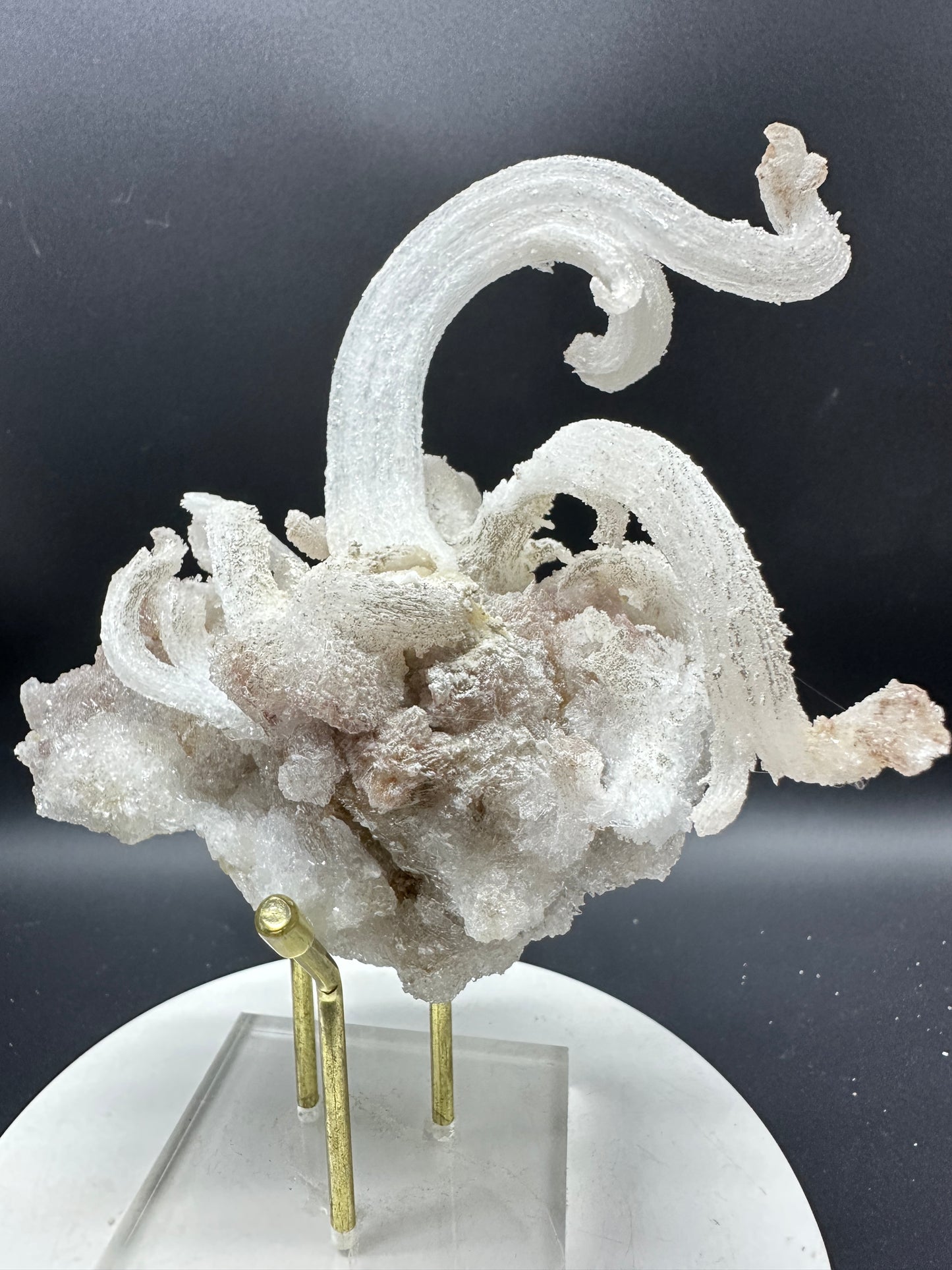 Plaster crystal cluster
