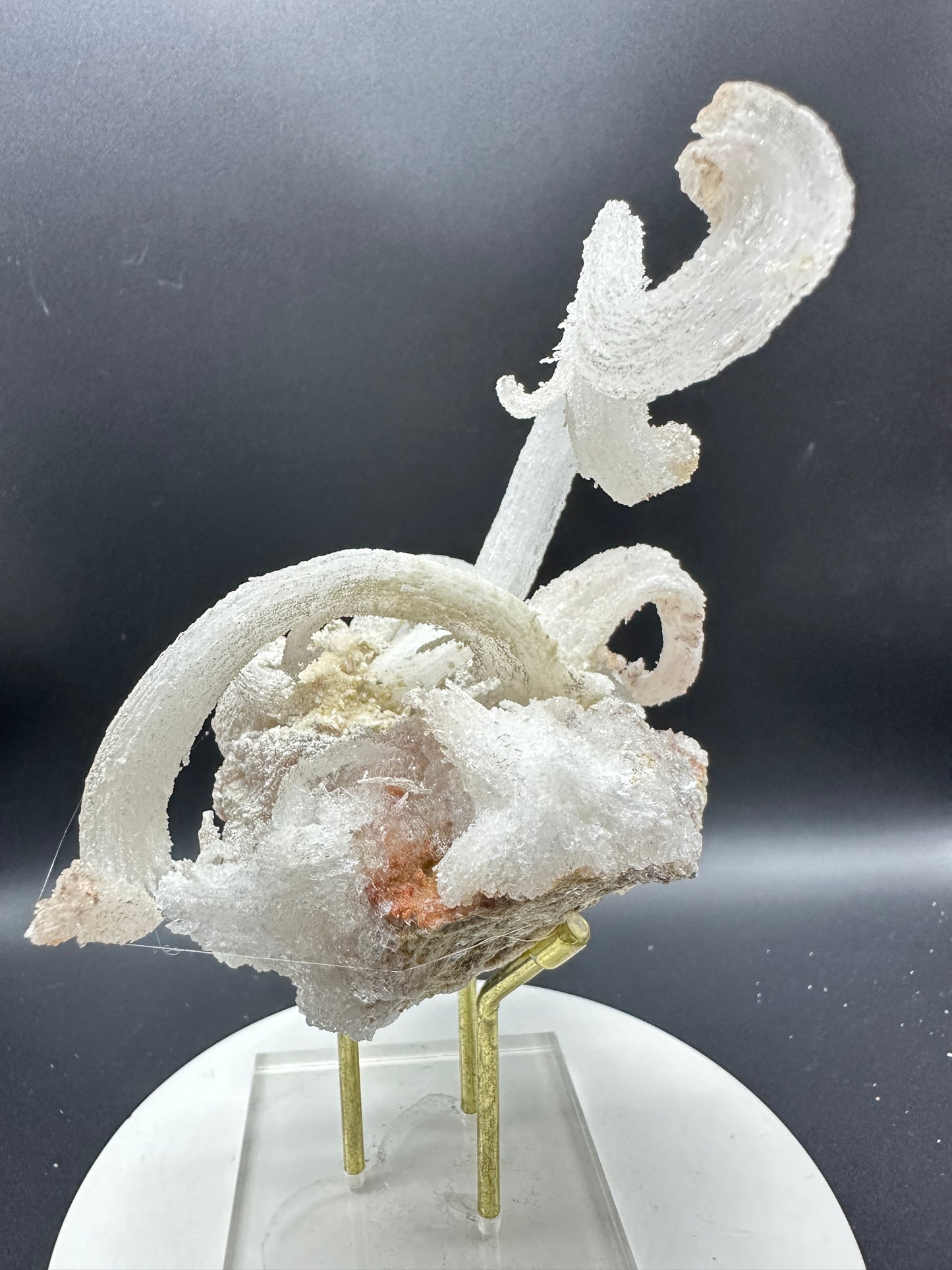 Plaster crystal cluster