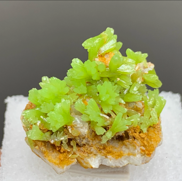 Natural phosphochlorine lead mineral crystal specimens