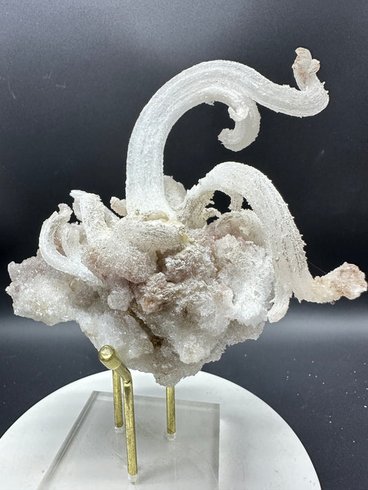 Plaster crystal cluster