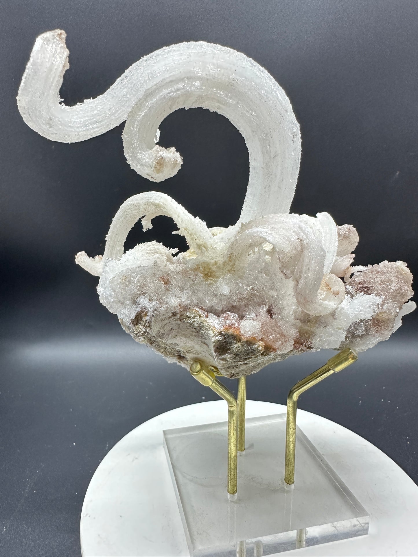 Plaster crystal cluster